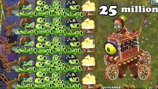 Pvz2 Arena this Week 320, Explode O Vine vs ZOMBOSS 25m