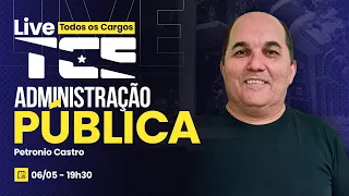 LIVE! Concurso TCE-PA - Administração Pública - 06/05 - 19h30