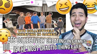 bts collectively cheating in games is the most chaotic thing ever | NSD REACTION