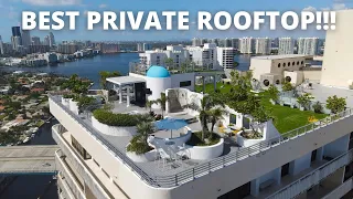 INSIDE A TWO STORY PENTHOUSE WITH A PRIVATE GARDEN ROOFTOP!!