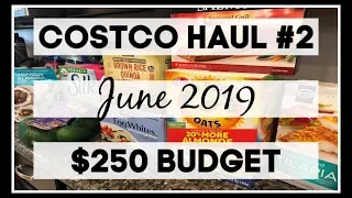 Costco Haul #2 | June 2019 | $250 Budget |