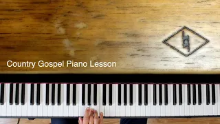 How To Play Country Gospel Piano