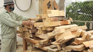 Build A Great Dining Table Out Of Old Wood // Perfect Wood Recycling Project