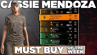 The Division 2 | Cassie Mendoza Reset | *Gunrunner Vendor* | Weekly Vendor Reset | PurePrime