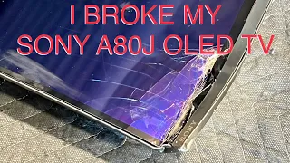 I BROKE MY SONY A80J OLED - WHAT A SURPRISE INSIDE !!