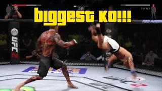 EA SPORTS UFC 2 - Biggest Knockout