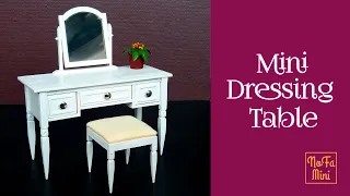 Miniatur Meja Rias dari stik es krim | Miniature Dressing Table