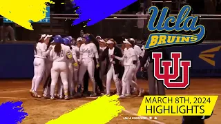 UCLA vs UTAH face off PAC 12 Game / NCAA SOFTBALL 2024 HIGHLIGHTS