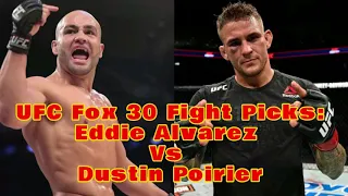 UFC on FOX 30 Fight Picks: Eddie Alvarez v Dustin Poirier