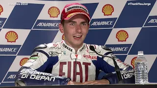 Lorenzo tells us his top 5 moments of his career! #ThankYouJorge