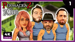 SERVER DE STREAMERS (PermadeaZ) | PROJECT ZOMBOID Gameplay Español