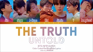 BTS - The Truth Untold (Feat. Steve Aoki) (Color Coded Lyrics Eng/Rom/Han)