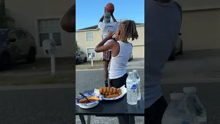 Rock Paper Scissors “Food” Basketball Edition #reels #basketball #trending