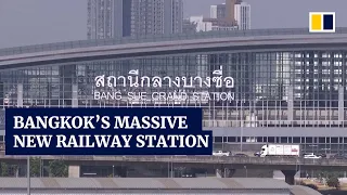 Southeast Asia’s biggest railway station opens in Bangkok with fanfare, nostalgia