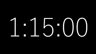 1 Hour 15 minutes Countdown Timer - 75 Minutes