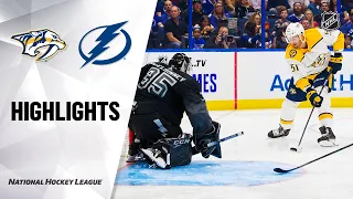 NHL Highlights | Predators @ Lightning 10/26/19