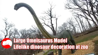 Large Omeisaurus Robot Model - Artificial Dinosaur Decoration for Zoo