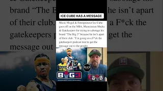 Ice Cube claims the NBA is trying to sabotage The Big 3