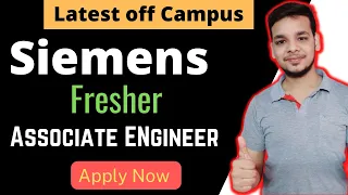 Siemens Hiring Drive | Software Engineer | Freshers | Latest Off Campus Job Drive 2022 | New Hiring