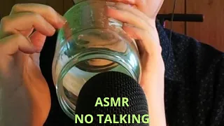 ASMR: Calming Glass Jar Tapping (No Talking)