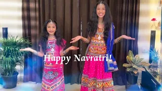 Dance on Dholida x Chogada Tara x Nagada Sang Dhol | Happy Navratri To All✨ | Sisters' Musical Bond🎼