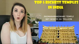 Top 5 Richest Temples in India Reaction by British Girl