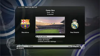 FIFA 10 (2010) - FC Barcelona vs Real Madrid - Gameplay PS3 HD [RPCS3]