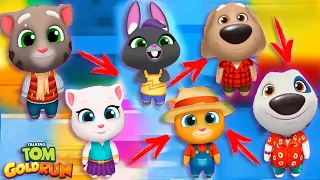 Talking Tom Gold Run - Discover all the characters - Full walkthrough - Gameplay - Lilu