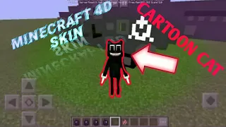 CARTOON CAT 4D SKIN MINECRAFT