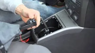 Einbau ICT Led Schaltknauf Opel Astra H 5gang  How to gear shift knob remove change instruction