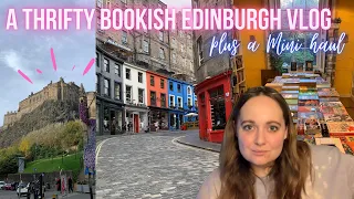 Come explore Edinburgh with me | Book and Charity Shops | plus a mini haul