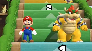 Mario Party 9 MiniGames - Mario Vs Luigi Vs Bowser Vs Bowser Jr (Master Cpu)