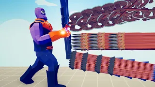 THANOS vs SUPER SPEED RANGED UNITS - TABS Totally Accurate Battle Simulator