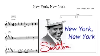 New York, New York - Frank Sinatra (Sheet Music SAX ALTO)