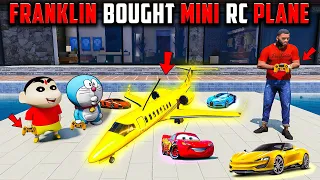 Franklin Shinchan😂 & Pinchan Buying💸 All Mini Rc Planes🔥 In GTA 5 !😱|Shinchan Got Toys|#gta5