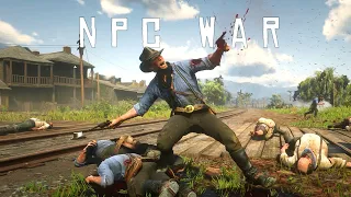 Arthur Morgan vs Uncle Red Dead Redemption 2 NPC Wars & Ragdoll Physics Showcase