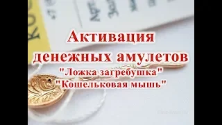 Активация денежных амулетов -  Ложка загребушка/Кошельковая мышь