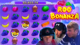 ROO BONANZA SLOT BONUS GOES INSANE! (WITH MY BROTHERS)