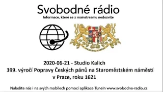 2020-06-21 -399. výročí Popravy Českých pánů na Staroměstském náměstí v Praze, roku 1621