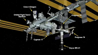 Boeing CST-100 Starliner Undocks from the International Space Station - May 25, 2022