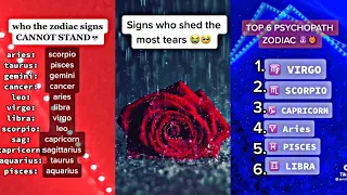 Zodiac signs tiktok that makes me feel badass😈| Zodiac tiktoks