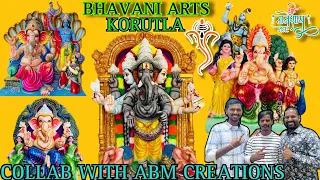 First Collaboration with ABM Creations | Finally Visited Korutla | Ganesh Making 2023 | #trending