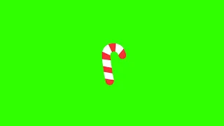 Christmas Stick Green Screen