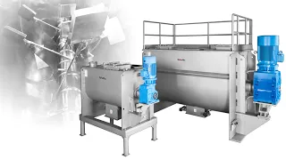 Industrial Mixers and Mixing Equipment - PerMix PFBS1500&10000 - Single Shaft Fluidized Paddle Mixer