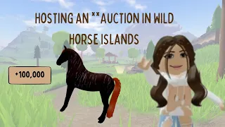 Hosting a *|*HORSE AUCTION*|* On Wild Horse Islands