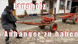 Langholzanhänger 2,5 tonnen zu verkaufen