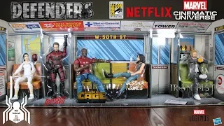 Marvel Legends THE DEFENDERS RAIL AUTHORITY Boxed Set SDCC Exclusive Review and Comparison