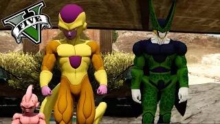 CELL FREEZER Y BUU ATACAN LA CIUDAD | DRAGON BALL MOD GTA 5