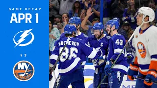 RECAP: Islanders @ Lightning 4/1/23 | CLINCHED!!!