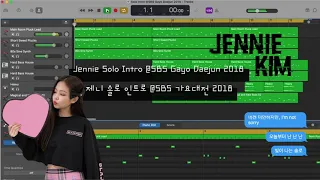 Jennie Solo Intro @SBS Gayo Daejun 2018 (prod. Misty)